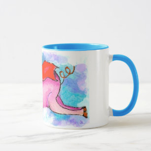 Taza Arte Cerdo-Original que vuela por Streater SQ