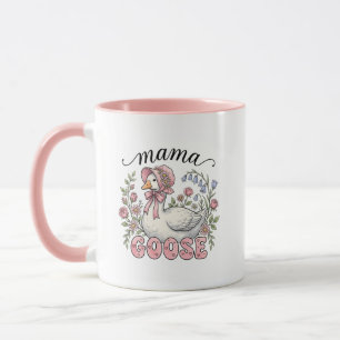 Taza Arte con palabras de mamá gansa linda