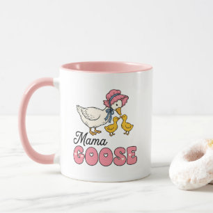 Taza Arte con palabras de mamá gansa linda