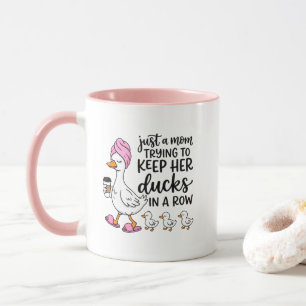 Taza Arte con palabras de pato de mamá lindo