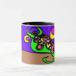 Taza Arte de ajolote rosa