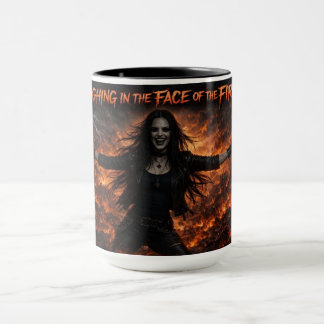 Taza Arte de álbum de Kathryn Dark Laughing.