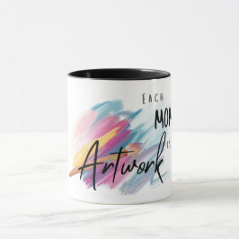 Taza Arte de Atención Plena Creativa Regalo para Él Ell