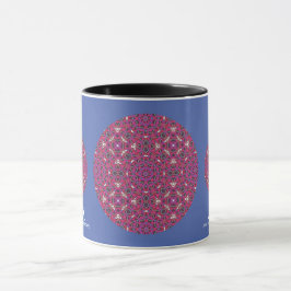 Taza Arte de caleidoscopio del volumen nueve once