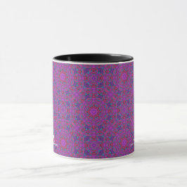 Taza Arte de caleidoscopio del volumen nueve veinticuat