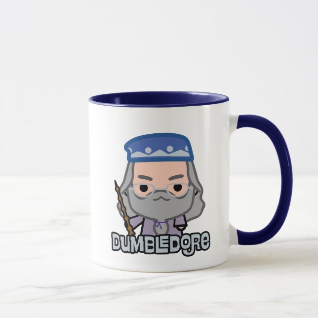 Taza Arte de caricatura de Dumbledore (Derecha)