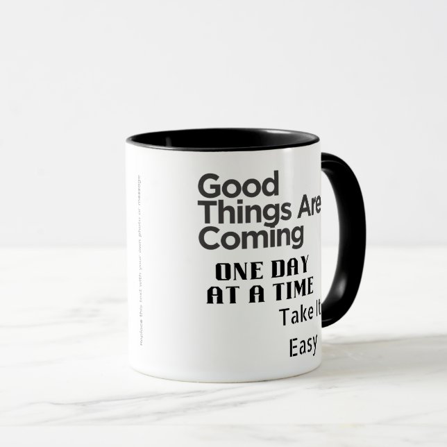 Taza arte de citas positivas (Anverso derecho)