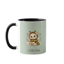 Arte de disfraz de abeja gatito caprichoso vintage