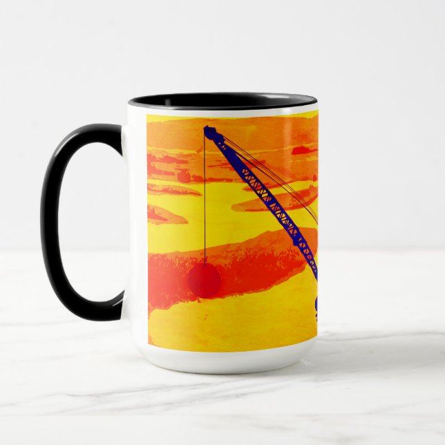 TAZA ARTE DE FANTASÍA DE GOLF DE INGENIERÍA EN FUNCIONA (Izquierda)