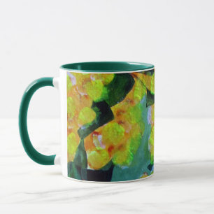 Taza Arte de flores australiano nativo de Wellow