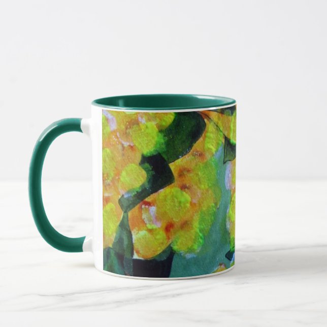 Taza Arte de flores australiano nativo de Wellow (Izquierda)