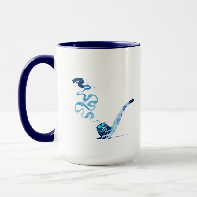 Taza Arte de fumar en pipa 2 (Izquierda)