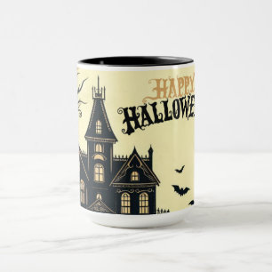 Taza Arte de Halloween feliz