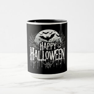 Taza Arte de Halloween feliz