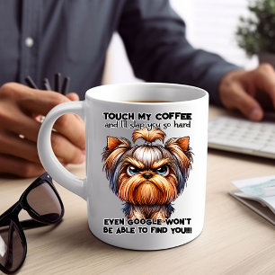 Taza Arte de ilustración de humor perruno ingenioso y d