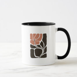 Taza Arte de ilustración floral