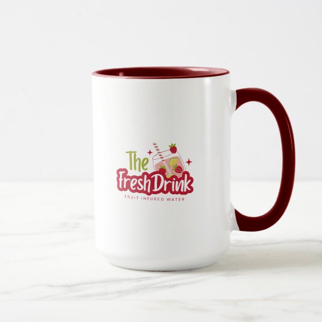 Taza Arte de ilustración floral (Derecha)