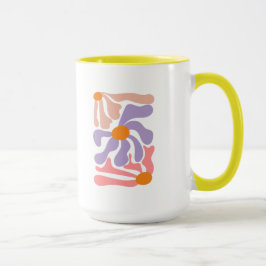 Taza Arte de ilustración floral