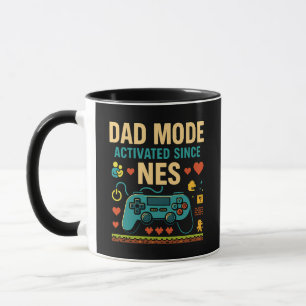 Taza Arte de juego retro de NES activado en modo de pap