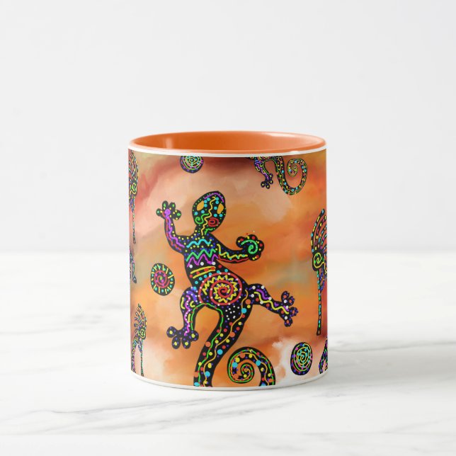 Taza Arte de Kokopelli (Centro)