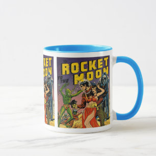 Taza Arte de la cubierta de cómic del vintage de Sci F