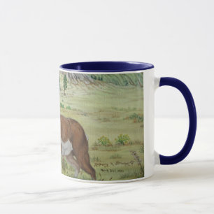 Taza Arte de la fauna del antílope de Sandhills