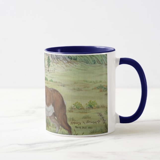 Taza Arte de la fauna del antílope de Sandhills (Derecha)