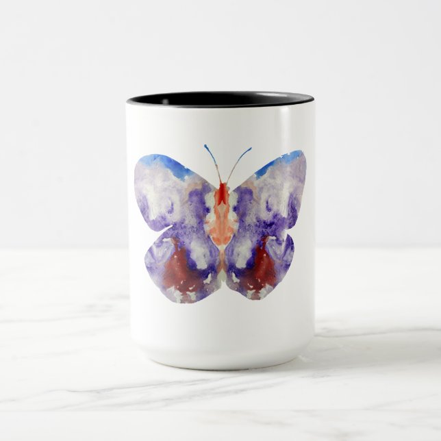 Taza Arte de mariposa cutáneo (Centro)