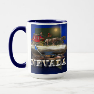Taza Arte de Nevada Stagecoach
