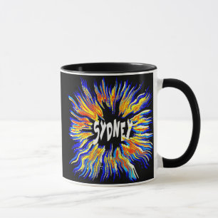 Taza Arte de nombre de Sidney