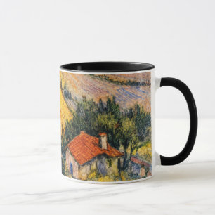 Taza Arte de paisaje toscano   impresión de pintura del