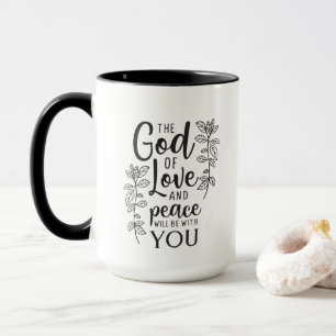 Taza Arte de palabra inspirador religioso Café
