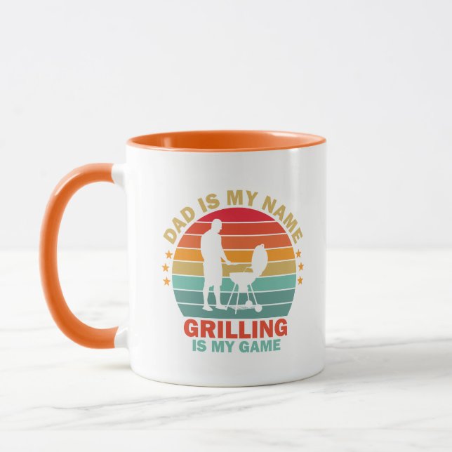 Taza Arte de palabras Cool Grill Dad (Izquierda)