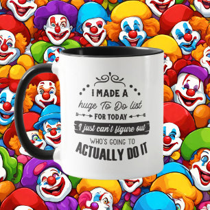 Taza arte de palabras de lista divertida