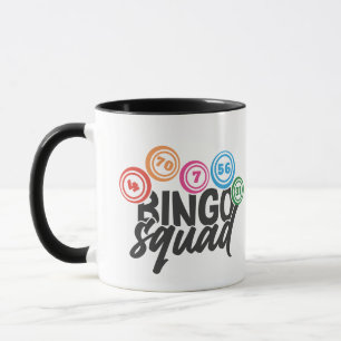 Taza Arte de palabras divertidas para el equipo de Bing