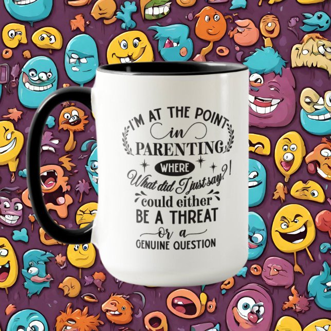 Taza arte de palabras divertidas para padres (Subido por el creador)