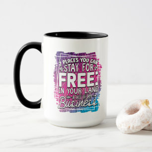 Taza Arte de palabras divertidas sarcasmo