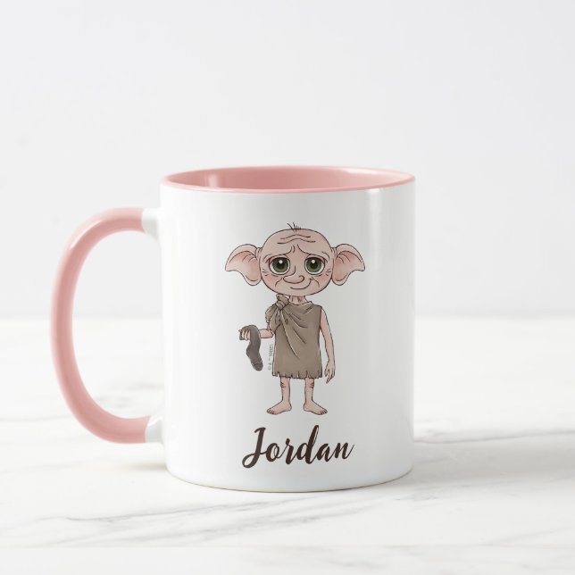 Taza Arte de Personaje Acuarela de Dobby (Izquierda)