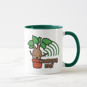 Taza Arte de Personaje de Mandrake Gritando de Dibujos 