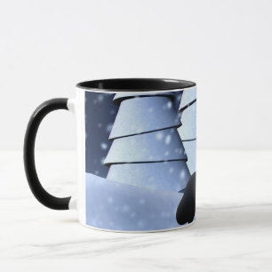 Taza Arte de pingüino de marinero de invierno adorable