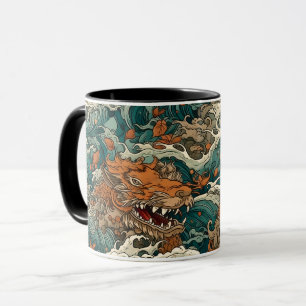 Taza Arte de tatuajes japonés