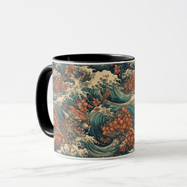 Taza Arte de tatuajes japonés (Anverso izquierdo)