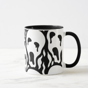Taza Arte de terror extraño de almas atormentadas