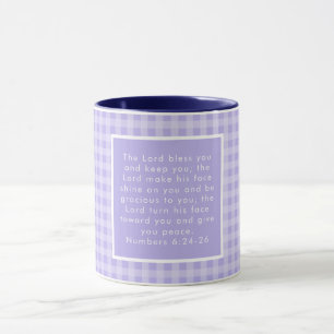 Taza Arte de versículos de la Biblia cristiana