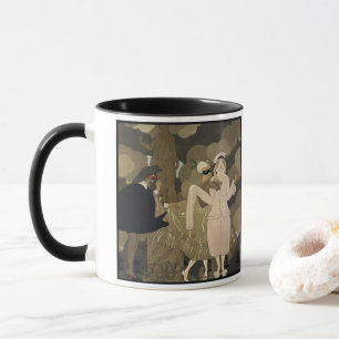 Taza Arte Deco Vintage, Sorpresa de George Barbier