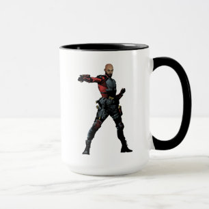 Taza Arte del cómic del pelotón el Deadshot del