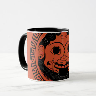 Taza Arte del griego clásico de Apotropaic de la medus