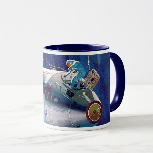 Taza Arte del módulo de comando y servicio de Apollo 15 (Anverso derecho)