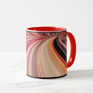 Taza Arte digital abstracto que evoca una sensación de 