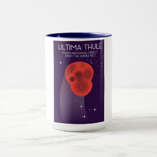 Taza arte espacial del cinturón de Keiper de Ultima Thu